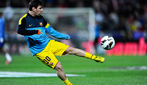 Lionel Messi wird gegen den FC Bayern wohl spielen können