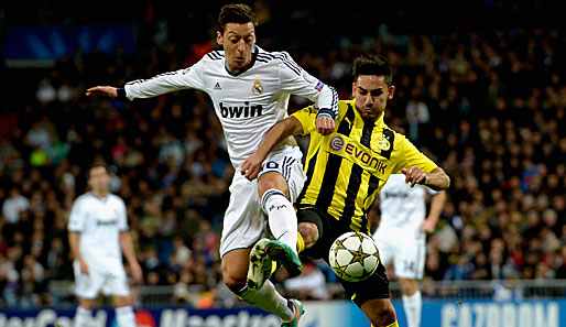 Mesut Özil trifft mit seinen Madrilenen im Halbfinale der Champions League auf Borussia Dortmund