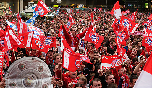 Nach der gefeierten Meisterschaft sind die Bayern-Fans nun auch heiß auf den CL-Titel