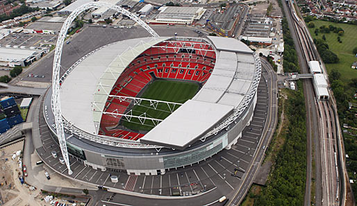 90.000 Zuschauern fasst das Wembley-Stadion in London