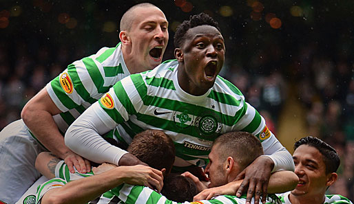Die Spieler von Celtic Glasgow haben einen großen Schritt Richtung Gruppenphase geschafft