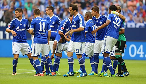 Schalke muss gegen Saloniki ran - Klaas-Jan Huntelaar (l.) fehlt wegen einer Knieverletzung