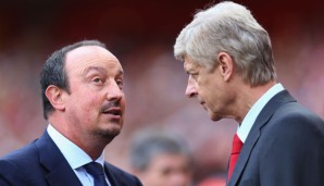 Rafa Benitez und Arsene Wenger treffen am Dienstag im Emirates Stadium aufeinander