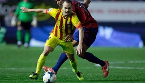 Auf die Künste von Andres Iniesta baut Barcelona auch gegen Milan