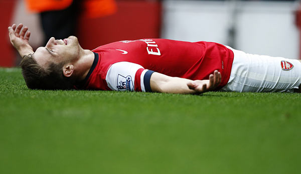 Das pure Glück: Aaron Ramsey schwebt derzeit mit Arsenal auf Wolke sieben