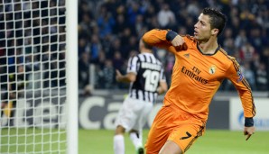 Cristiano Ronaldo netzte beim 2:2 in Turin gegen Juventus zum achten Mal in der Gruppenphase