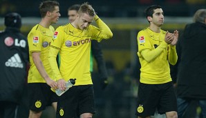 Zwei Protagonisten der Dortmunder Offensivabteilung: Marco Reus (M.) und Henrikh Mkhitaryan
