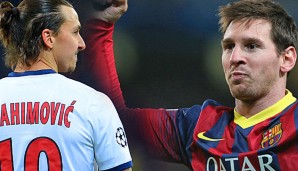 Zwei Stars, die den Abend geprägt haben: Ibrahimovic und Messi