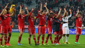 Geldregen: Mit dem Einzug ins Viertelfinale haben die Bayern 40 Millionen Euro sicher