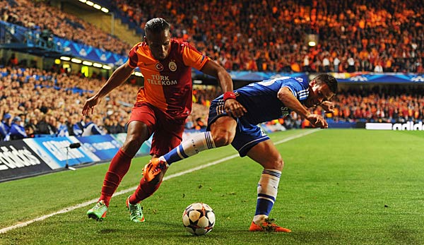 Didier Drogba agierte bei seinem Comeback an der Stamford Bridge weitestgehend glücklos
