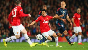 Immer wieder auf der Suche nach Lücken: Arjen Robben gegen Manchester United