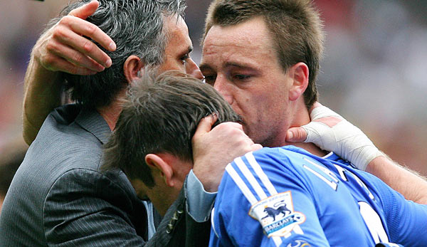 Mourinho, Lampard und Terry gewannen zusammen zwei Meisterschaften und den FA Cup