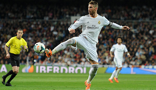 Sergio Ramos gewann mit Real Madrid das Hinspiel gegen Bayern München