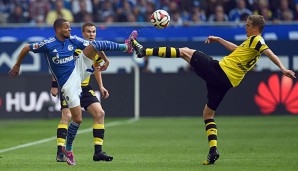 Sidney Sam (l.) musste im Revierderby gegen Dortmund verletzt ausgewechselt werden