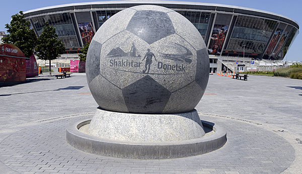 In der Donbass-Arena ist an Fußball derzeit nicht zu denken