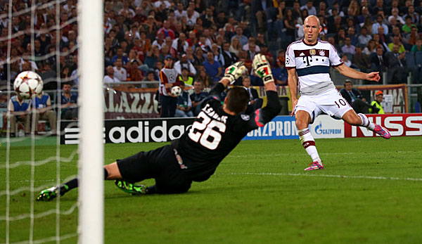 Arjen Robben und die Bayern spielten Katz und Maus mit der Roma