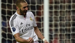 Karim Benzema erzielte den 1:0-Siegtreffer für Real Madrid