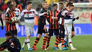 Mit einem 0:0 geht der FC Bayern München ins Rückspiel gegen Schachtjor Donezk