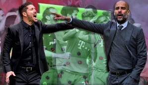 Pep Guardiola und Diego Simeone verteten unterschiedliche Ideen von Fußball