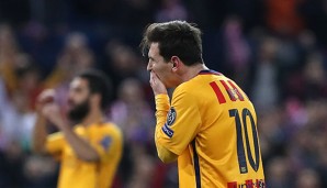 Lionel Messi hatte keine einzige Ballaktion im Strafraum von Atletico