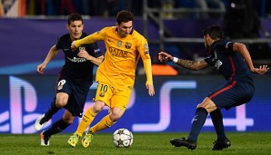 Lionel Messi schied mit dem FC Barcelona gegen Atletico im Viertelfinale aus