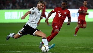 Skhodran Mustafi spielte in der Sommervorbereitung gegen die Bayern