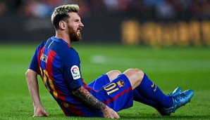 Lionel Messi dankt Borussia Mönchengladbach