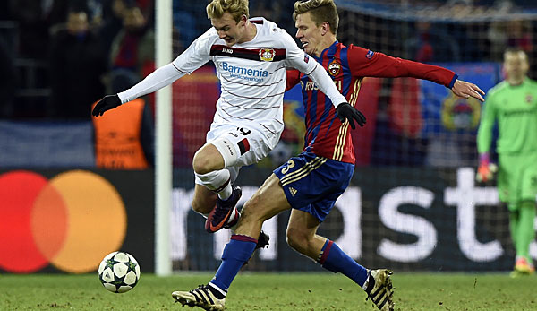 Bayer Leverkusen ging in Moskau mit 1:0 in Führung