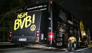 Der Dortmunder Bus wurde Ziel eines Anschlags