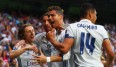 Cristiano Ronaldo erzielte wieder einen Dreierpack in der Champions League