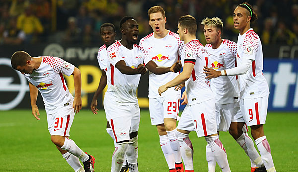 RB Leipzig fügte am Samstag Borussia Dortmund die erste Heimniederlage nach einer serie von 41 ungeschlagenen Spielen im Westfalenstadion zu