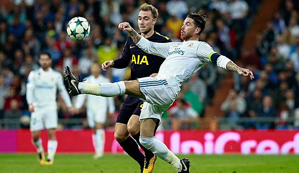 Im Londoner Wembley-Stadion wollen Sergio Ramos und Real Madrid die Tabellenführung festigen