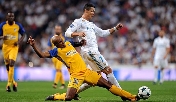 Im ersten Aufeinandertreffen beider Teams war Ronaldo beim 3:0-Sieg doppelt erfolgreich