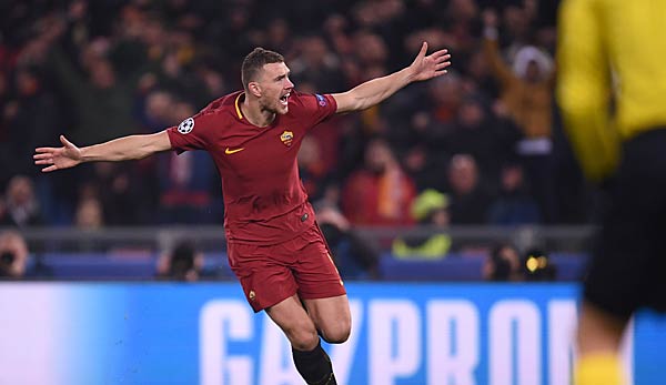 Edin Dzeko hat mit seiner Roma den Sprung ins Champions-League-Viertelfinale geschafft.