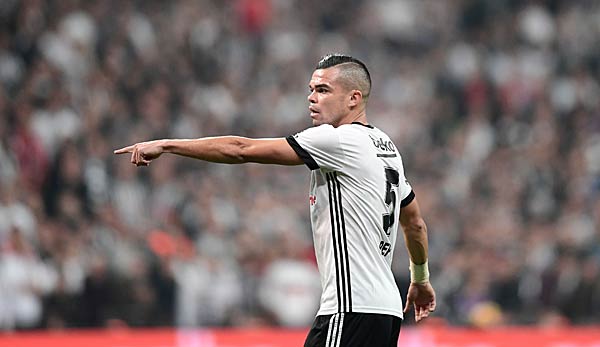 Medien: Besiktas Istanbul muss gegen Bayern München ohne Abwehrchef Pepe auskommen.