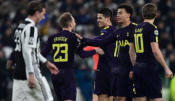 Die Tottenham Hotspur haben durch das 2:2 gegen Juventus Turin in der Champions League eine gute Ausgangslage.