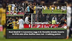 Schauen wir mal, was bei den Onlinemedien so abging. Der Mirror sah einen Ronaldo, der die Herzen der Italiener gebrochen hat und fasst das Drama in der Schlussphase mit den entscheidenden Bildern zusammen.