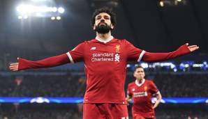Angriff: Mohamed Salah, Liverpool FC (46%) Machte mit seinem 1:1 im Rückspiel alles klar. Lies die City-Fans mit einem Gladiator-Torjubel verstummen. Are You Not Entertained?