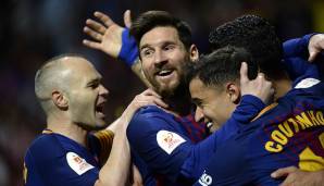 FC Barcelona: Platz 1 in Spanien (90 Punkte, 98:29 Tore).