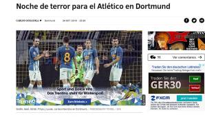 El Mundo: "Nacht des Terrors für Atletico in Dortmund."
