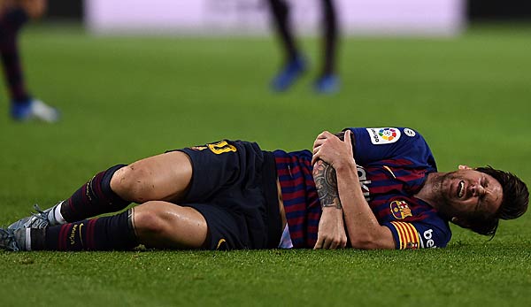 Nach seiner Verletzung reist Messi mit nach Mailand, ob er spielen wird ist aber offen.