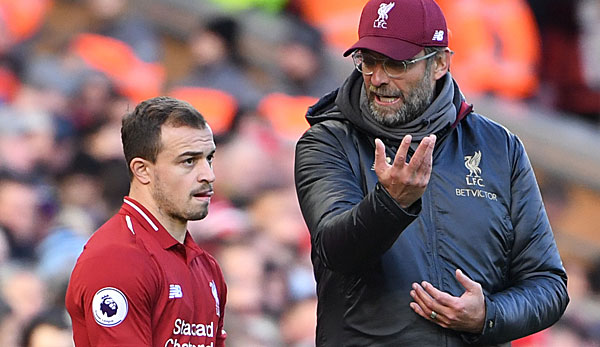Teammanager Jürgen Klopp verzichtet beim Champions-League-Spiel mit dem FC Liverpool bei Roter Stern Belgrad am Dienstag aus politischen Gründen auf Profi Xherdan Shaqiri.