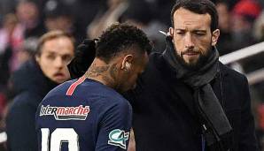 Neymar verletzte sich Ende Januar gegen Straßburg.