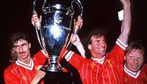 Holte 1984 mit dem FC Liverpool den Cup der Landesmeister: Liverpool-Legende Craig Johnston hier mit Ian Rush (links) und Sammy Lee (rechts).
