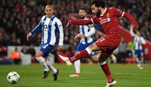 Mohamed Salah trifft mit Liverpool im Viertelfinale auf Porto.