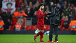 Platz 10: Mohamed Salah (FC Liverpool) – 2 von 5 Großchancen verwandelt (40 Prozent)