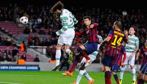 Platz 11 u.a.: Georgios Samaras (FC Celtic) - 4 Kopfballtore