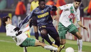 Platz 4: Obafemi Martins - 8 Tore für Inter Mailand.