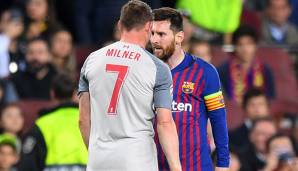 James Milner und Lionel Messi gerieten im Champions-League-Halbfinale aneinander.