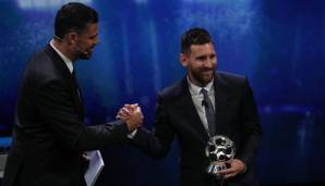 Lionel Messi wurde im Rahmen der Auslosung ausgezeichnet.